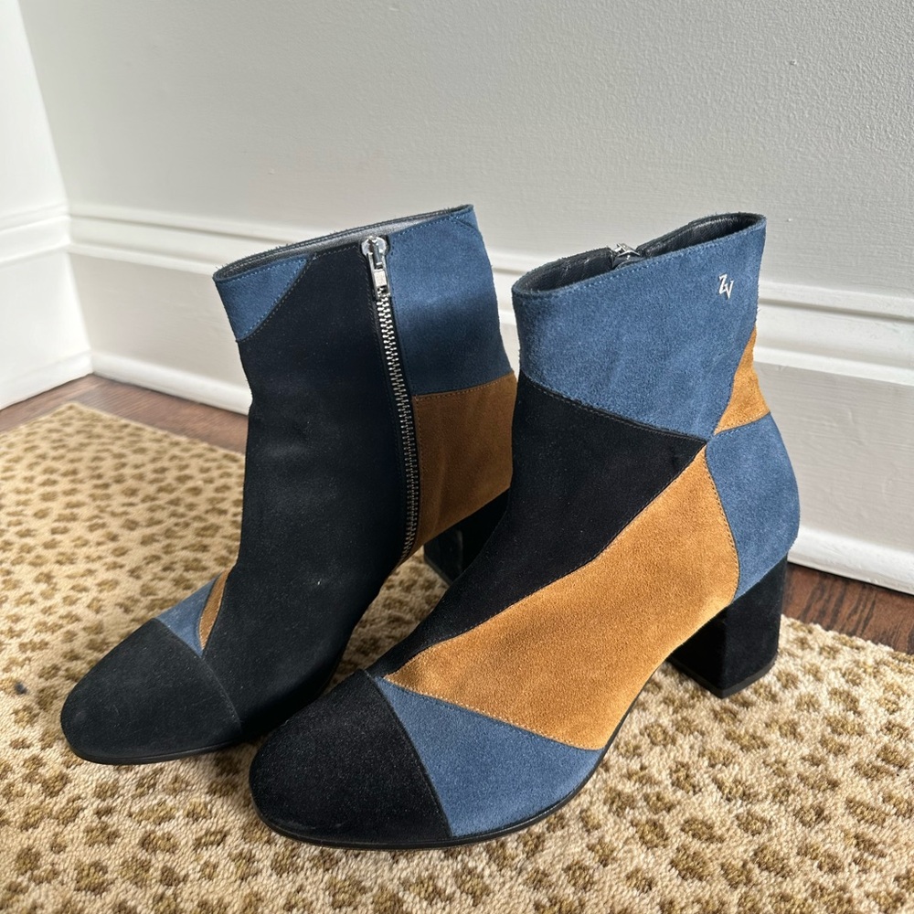 Zadig and Voltaire suede booties